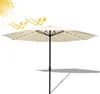 Aopunly Parasol Parapluie 350 cm avec LED solaire, Voir les images du produit 1