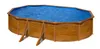 GRE Ovaler Stahlwandpool mit Holzoptik KIT500W – 500 x 300 Produktbild-Vorschau 1