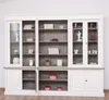 Casa Padrino Landhausstil Bücherschrank Weiß / Braungrau Produktbild-Vorschau 5