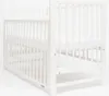 Dětská postýlka New Baby BASIC se stahovací bočnicí bílá Náhled obrázku produktu 3