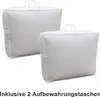 2x 1600g neue sibirische Daunen Federn Bettdecke Produktbild-Vorschau 8