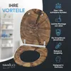 SANILO® WC sedadlo s automatickým spúšťaním a rýchlym Náhľad obrázku produktu 2