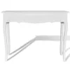 vidaXL Toaletní stolek Console Table White Náhled obrázku produktu 3