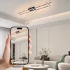ZMH lampa sufitowa LED lampa sufitowa czarna rama lampa do Podgląd zdjęcia produktu 9