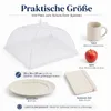 Fliegenhaube 35 x 35 x 20 cm weiß faltbare Speisehaube Produktbild-Vorschau 5