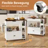 Puluomis Küchenwagen Servierwagen mit erweiterbare Produktbild-Vorschau 9