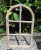 Fenster Sprossenfenster Bilderrahmen halbrund Wanddeko Holz Produktbild-Vorschau 1
