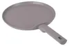 A gray non-stick frying pan with a handle, shown from a slightly elevated side angle against a white background. Podgląd zdjęcia produktu