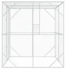 vidaXL Gabbia per uccelli antracite 209 x 202 x 214 cm Anteprima dell’immagine prodotto 3