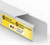 Kabelkanal aus hochwertigem PVC weiß Kabelleiste 2m - 1 Produktbild-Vorschau 1