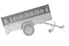UNITRAILER Laubgitteraufsatz 40 cm für Garden Trailer 230 Produktbild-Vorschau 4