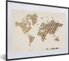 MuchoWow® MuchoWow® Gerahmtes Poster Weltkarte - Seil - Produktbild-Vorschau 1