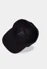The inside of a black baseball cap is shown against a white background. Produktbild-Vorschau