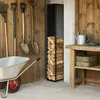 Étagère à bois de chauffage Relaxdays en métal, étagère Voir les images du produit 3