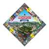 A Monopoly board game with a city theme, presented in a diamond shape. Produktbild-Vorschau