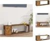 vidaXL TV skrinka údený dub 100x24x32 cm materiál na báze Náhľad obrázku produktu 1