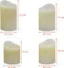 Bougie de l'Avent LED crème Lot de 4 avec minuterie et Voir les images du produit 2