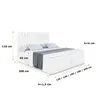 ALTDECOR Boxspringbett mit H4 Matratze und Topper - 120 x Produktbild-Vorschau 6