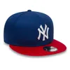 New Era Snapback Cap MLB Baumwolle Block NY Yankees Blau Produktbild-Vorschau 3