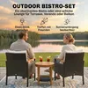 Outsunny Rattan Bistroset 3 teiligesGartenmöbel-Set mit 2 Produktbild-Vorschau 4