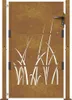 vidaXL Gartentor 100x125 cm Cortenstahl Gras-Design Produktbild-Vorschau 4
