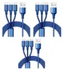 3-in-1 Ladekabel Robustes Mehrfachladekabel mit USB-C Micro Produktbild-Vorschau 1