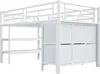 okwish Hochbett 90x200 Kinderbett Einzelbett mit Produktbild-Vorschau 8