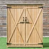 COSTWAY Gartenschrank Holz mit Satteldach, Gerätehaus, Produktbild-Vorschau 2