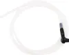 A white tube with a black and gray connector. Produktbild-Vorschau
