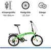 Zündapp ZF20 Speed Folder 20 Zoll Klapprad Faltrad Stadtrad Produktbild-Vorschau 3