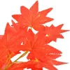 Künstliche Pflanze Ahornbaum mit Topf Rot 120 cm Produktbild-Vorschau 2
