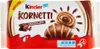 6x Ferrero Kinder Kornetti Cioccolato Cornetti Mit Produktbild-Vorschau 2