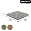 WAGNER Filz Pad - 100 x 100 x 6 mm, selbstklebend, grau, Produktbild-Vorschau 2