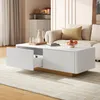 Merax Couchtisch mit 2 Schubladen und geriffelter Front, Produktbild-Vorschau 7