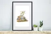 MuchoWow® MuchoWow® Gerahmtes Poster Tiger - Pflanzen - Produktbild-Vorschau 4