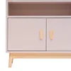 Rebecca Mobili Kinder-Bücherregal Bataw 100x80x33 MDF Produktbild-Vorschau 9