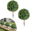 VEVOR Umelá topiary buxusová guľa so zemným hrotom, sada 2 Náhľad obrázku produktu 1