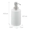 Relaxdays Seifenspender, 180 ml, nachfüllbar, Bad, WC, Produktbild-Vorschau 4