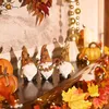 Set van 3 tuinkabouters, herfstdecoratie, kunstharsfiguren, Productafbeelding-voorbeeld 2