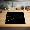 KitchenYeah© Herdabdeckplatte Marmoroptik - Schwarz - Luxus Produktbild-Vorschau 2