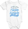 Kurzarm Baby Body Meine Mama ist vergeben aber meine Tante Produktbild-Vorschau 1