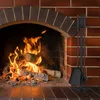 Relaxdays Kaminbesteck, 4-teilige Kamingarnitur mit Produktbild-Vorschau 3