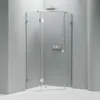 Duschkabine Fünfeckdusche EX415 - 8 mm - Nano Echtglas - 90 Produktbild-Vorschau 3