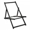 Premium Holz Gartenliege mit schwarzem Gestell Aperol Spritz – Klappbarer Strandliegestuhl, robust & Produktbild-Vorschau