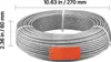 Câble métallique SucceBuy en acier inoxydable φ4,76 mm, Voir les images du produit 8