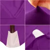 183 x 74 x 76 cm Violett Fitted Polyester Tischdecke Produktbild-Vorschau 4