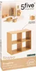 Niedriges offenes Regal TASSO, 68,5 x 32 x 68,5 cm Produktbild-Vorschau 7