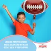 Folienballon American Football Shape braun-weiß 69 x 62 cm Produktbild-Vorschau 5