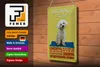 Blechschild Spruch 20x30cm Hund Bichon Frise cheerful Produktbild-Vorschau 3
