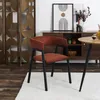 Fauteuil Design Cotele Scott Terracotta - Lot De 2 Voir les images du produit 9